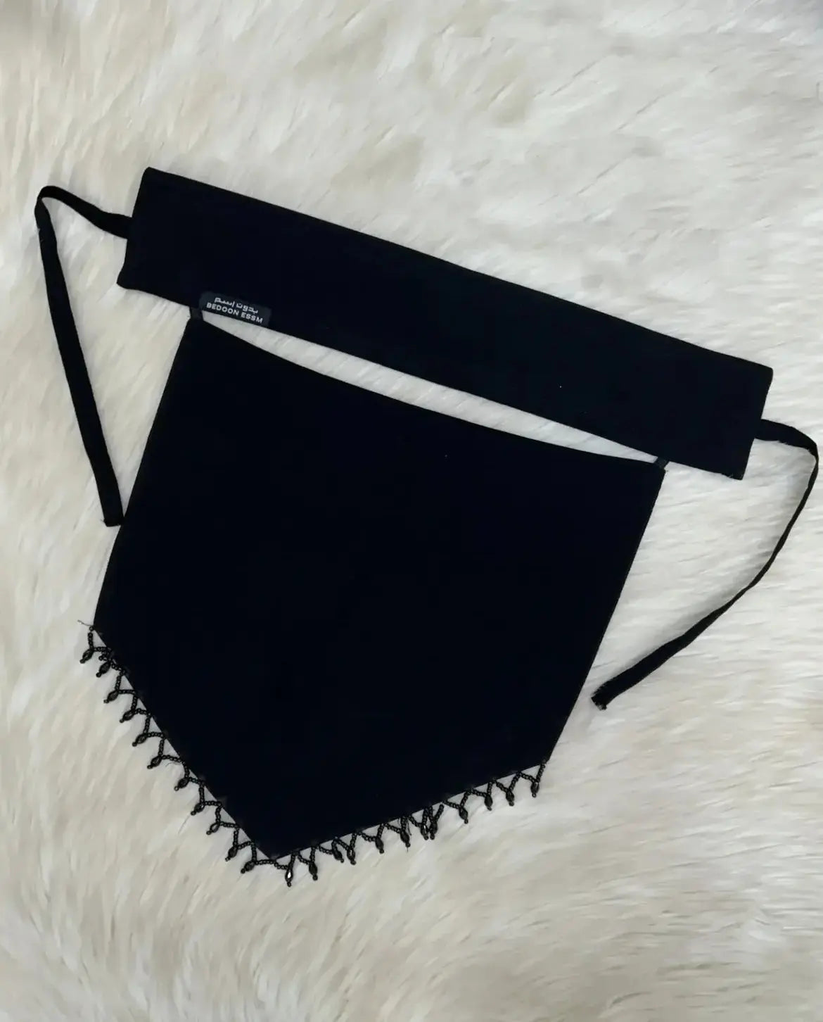 V- shape niqab with handwork Aishathemodestcouture