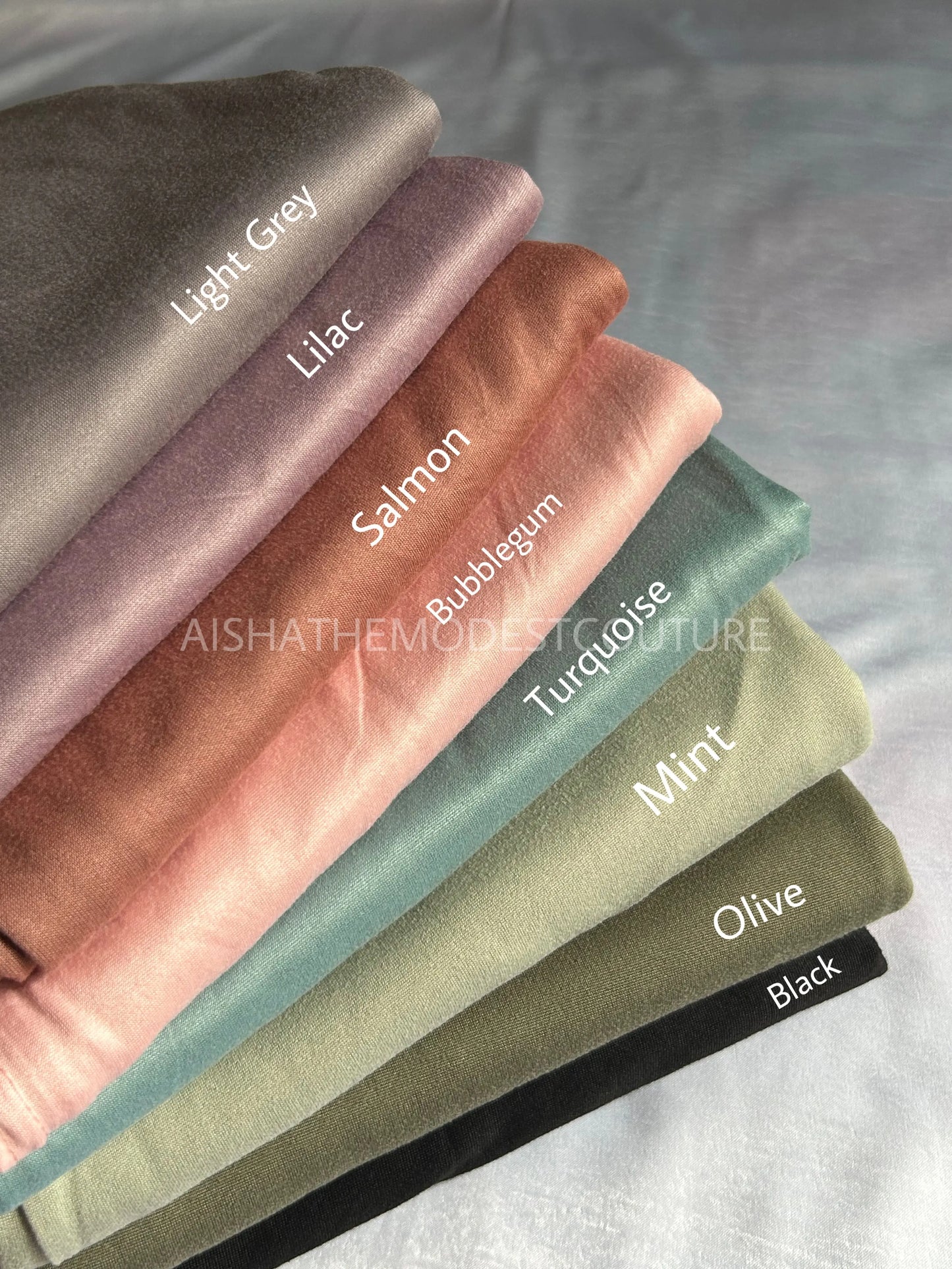 Plain jersey hijab Aishathemodestcouture