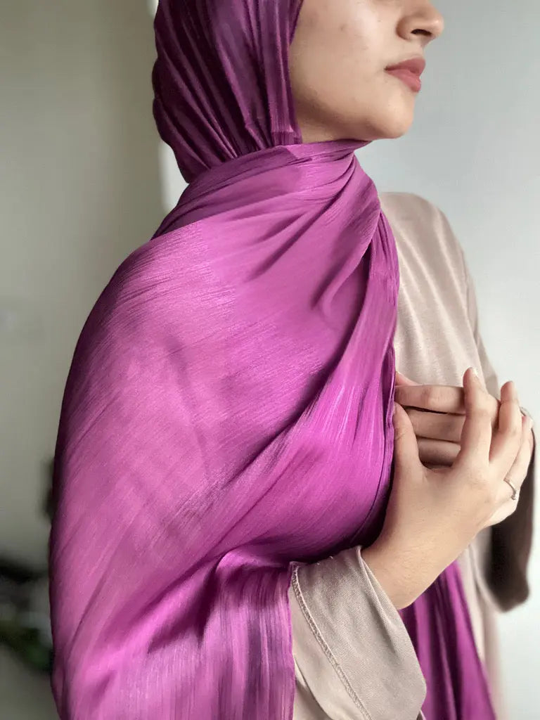 SHIMMER ORGANZA HIJABS Aishathemodestcouture