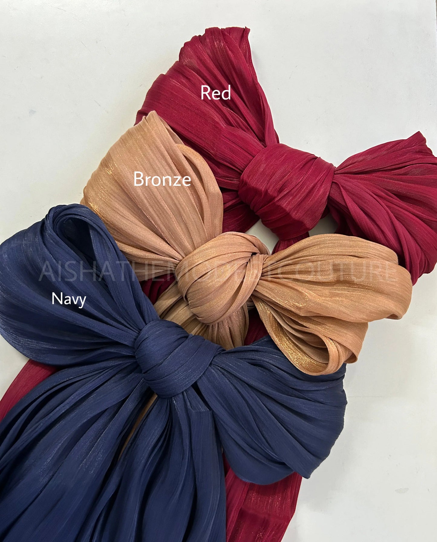 SHIMMER ORGANZA HIJABS Aishathemodestcouture