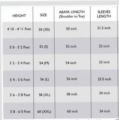 Kaftans free size please select your size by the length.