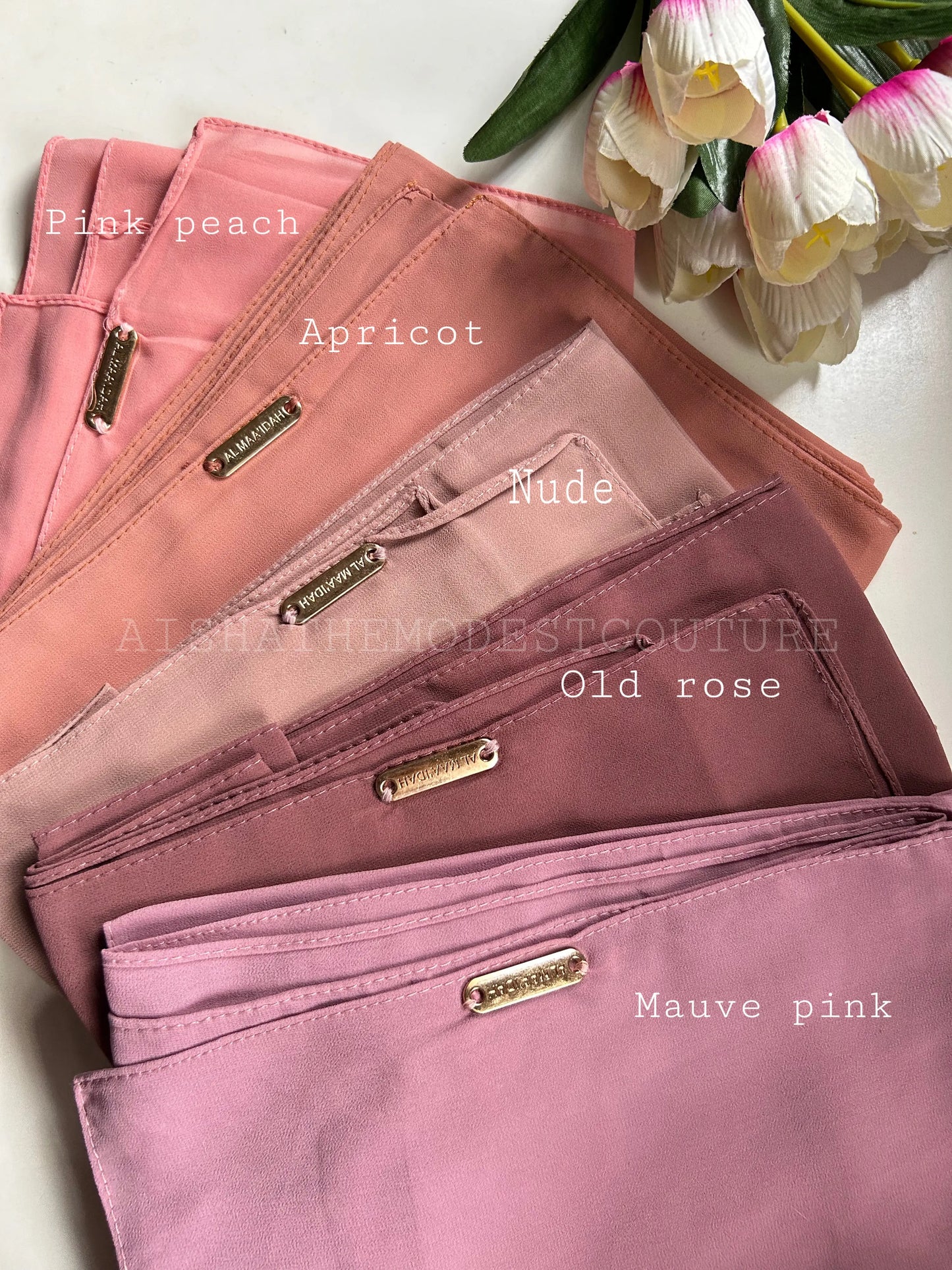 Premiun Georgette hijab Aishathemodestcouture