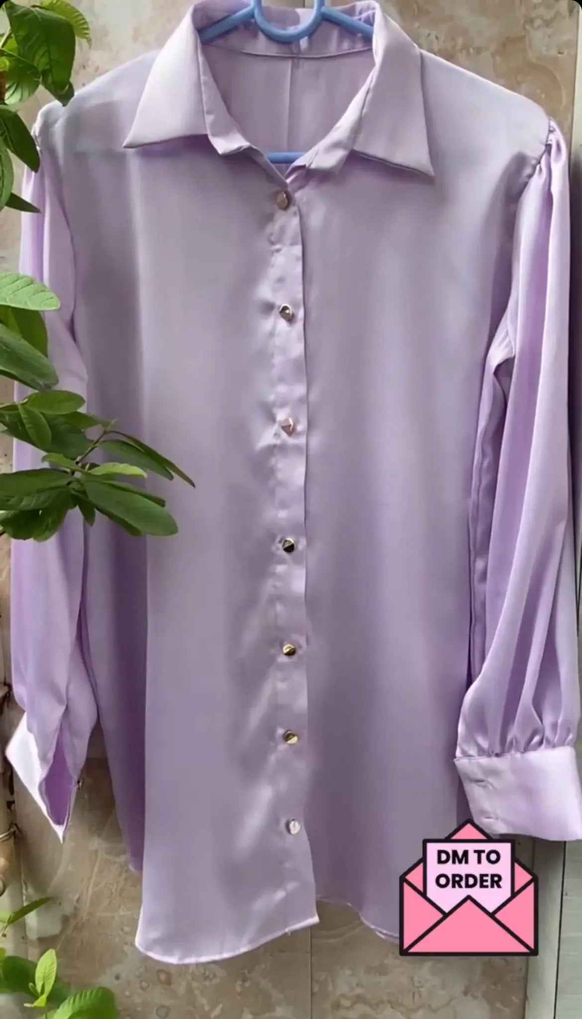 SATIN SHIRT Aishathemodestcouture