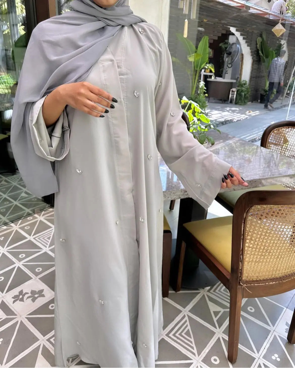 Swaroski Abaya Aishathemodestcouture