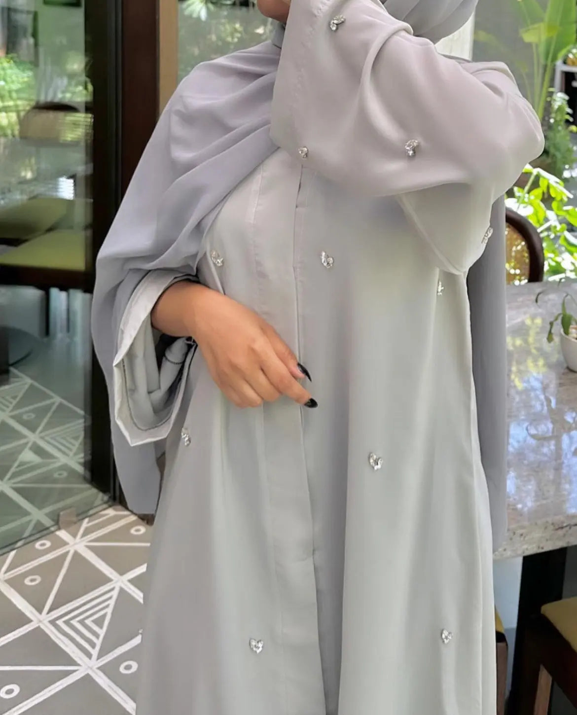 Swaroski Abaya Aishathemodestcouture