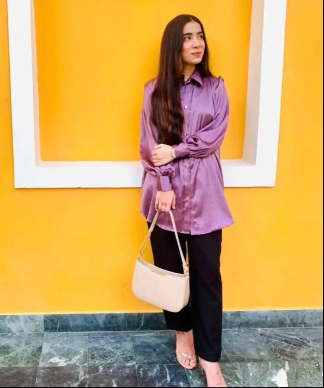 SATIN SHIRT