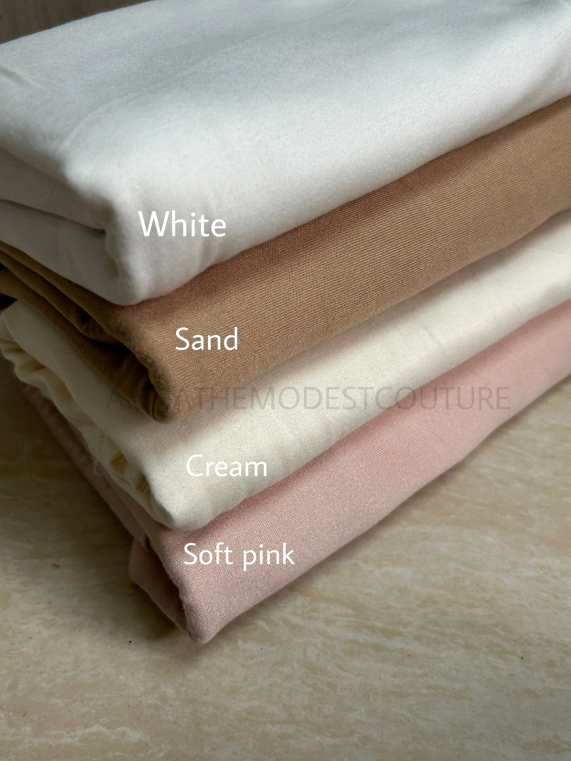 Plain jersey hijab Aishathemodestcouture