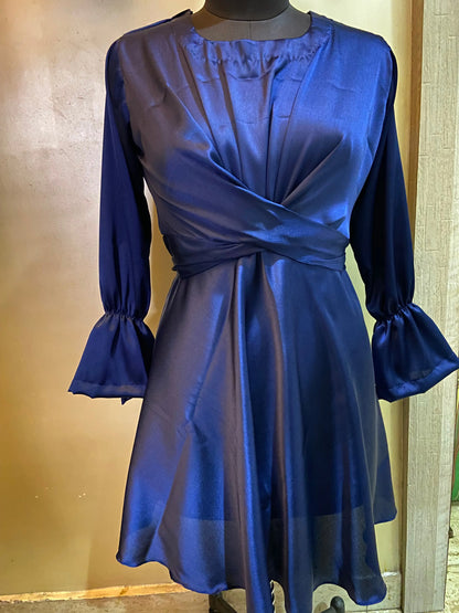 Satin tie tops Aishathemodestcouture