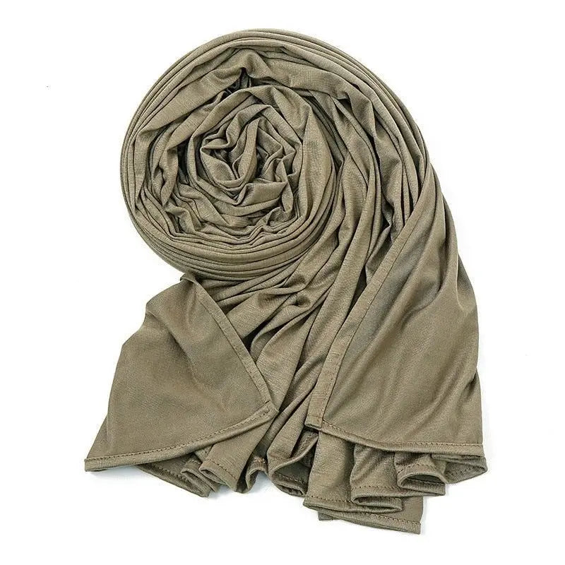 Plain jersey hijab Aishathemodestcouture