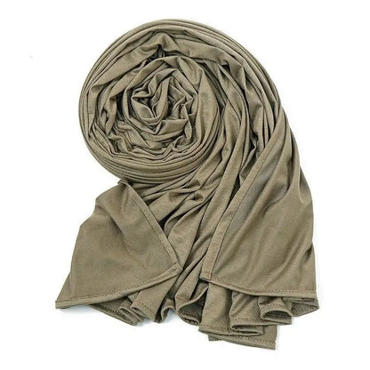 Plain jersey hijab Aishathemodestcouture