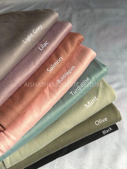 Plain jersey hijab Aishathemodestcouture