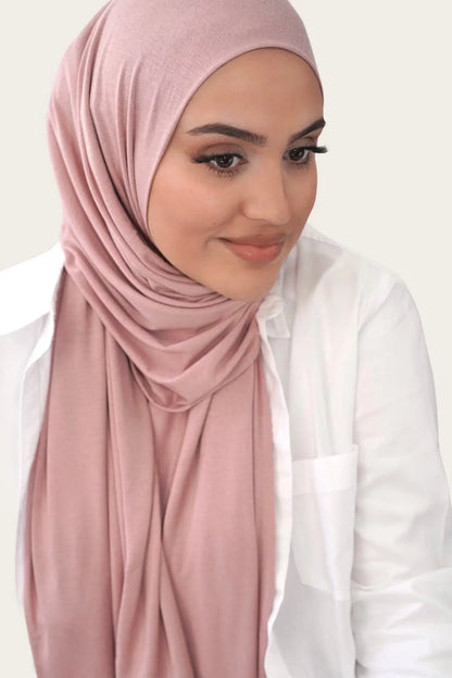 Plain jersey hijab Aishathemodestcouture