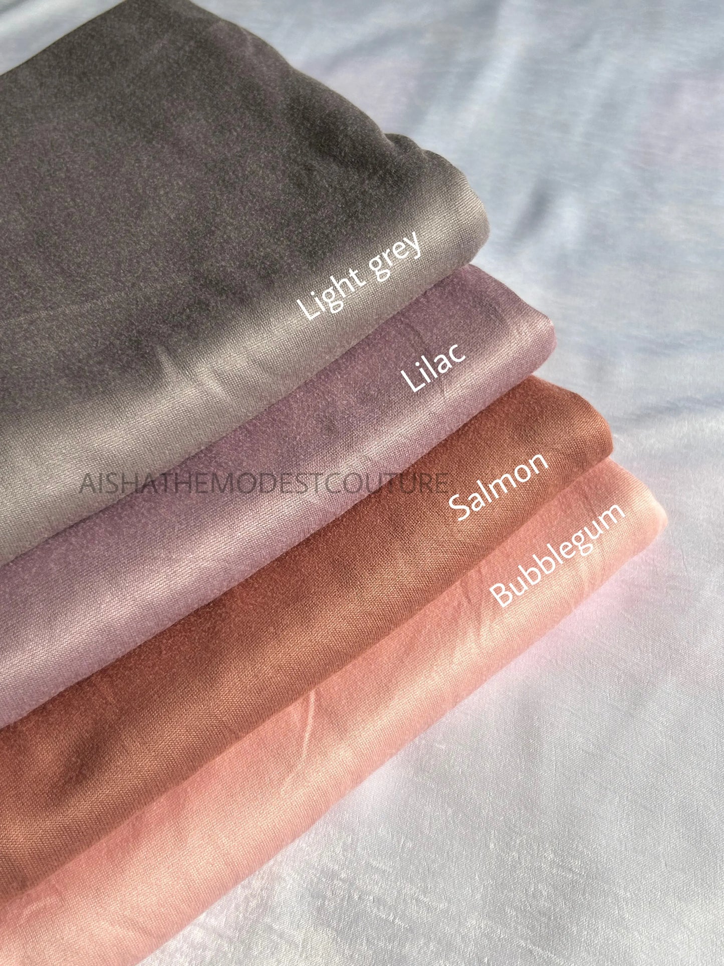 Plain jersey hijab Aishathemodestcouture