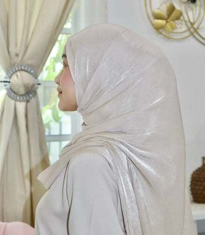 SHIMMER ORGANZA HIJABS Aishathemodestcouture