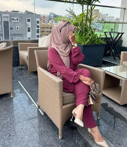 LINEN CO ORDS Aishathemodestcouture