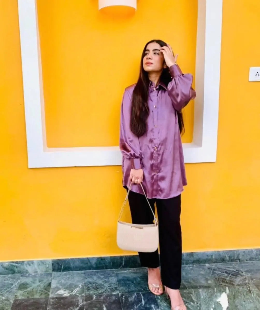 SATIN SHIRT